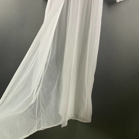 Hamilton Vintage Sheer Embroidered Robe Jacket - Picture 6 of 11